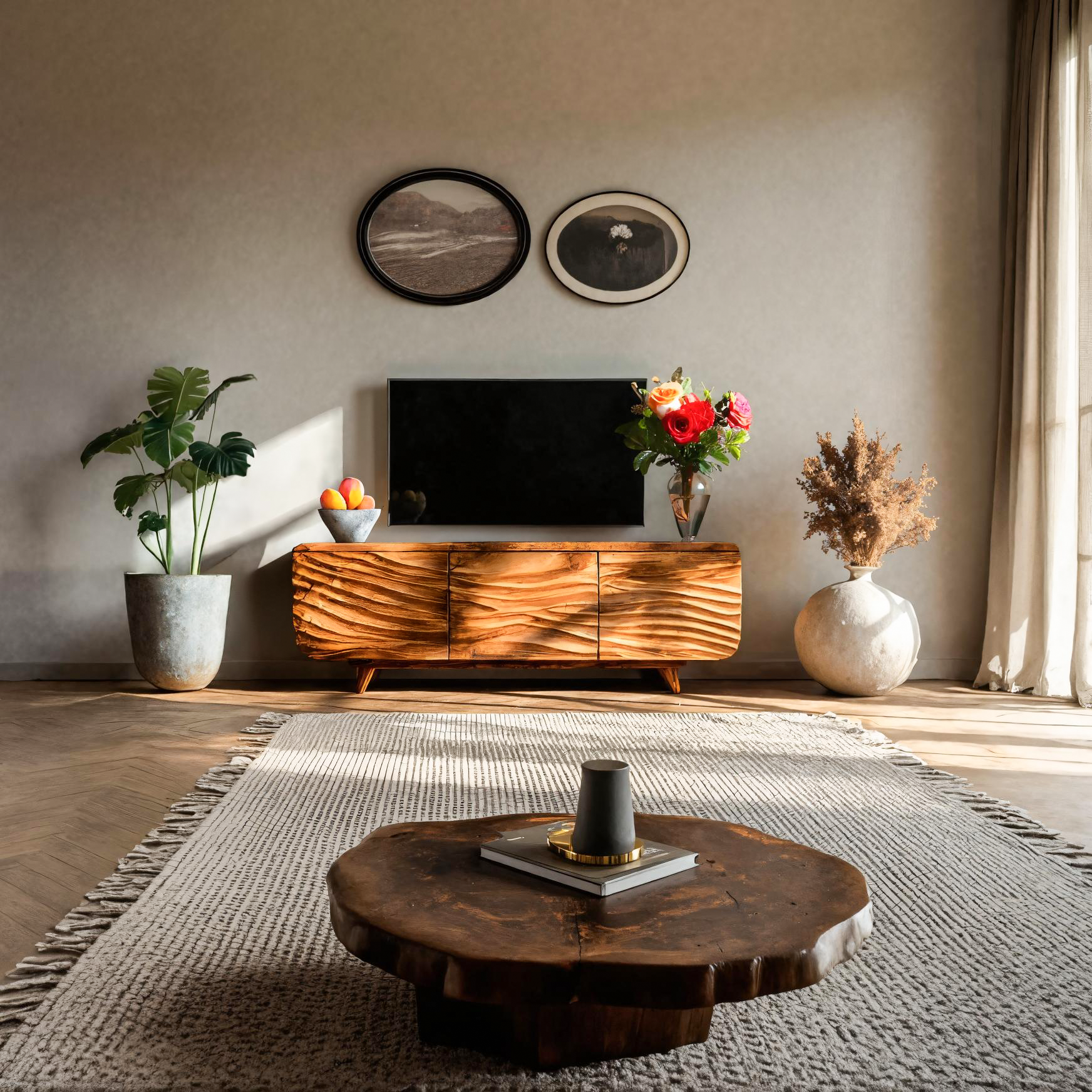 Mobile TV ispirato al Mid-Century per Soggiorno RTTHTTTVC046