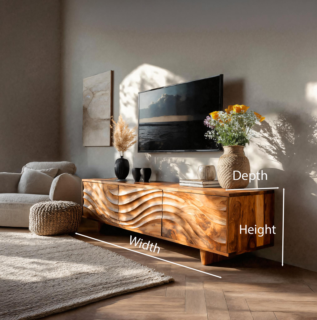 Mobile TV Contemporaneo con Cassetti Contenitori per Soggiorno RTTHTTTVC048