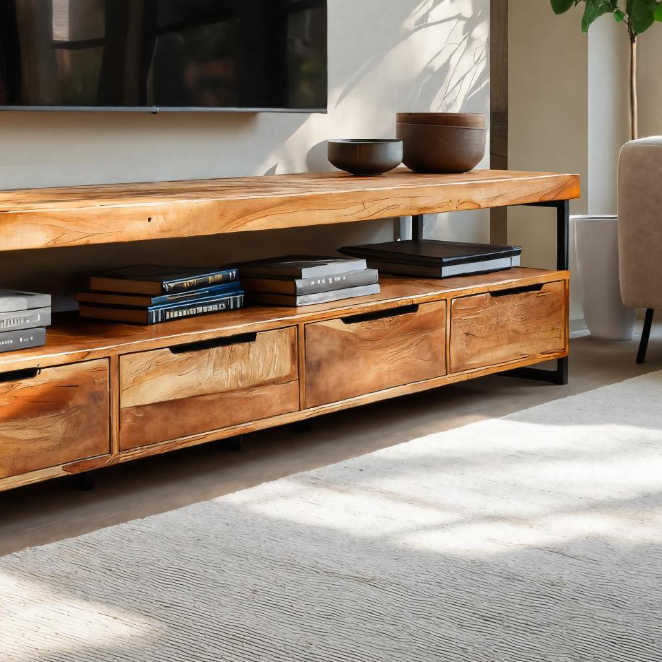 Elegante mobile TV dal design funzionale per apparecchiature multimediali RTTHTTTVC052