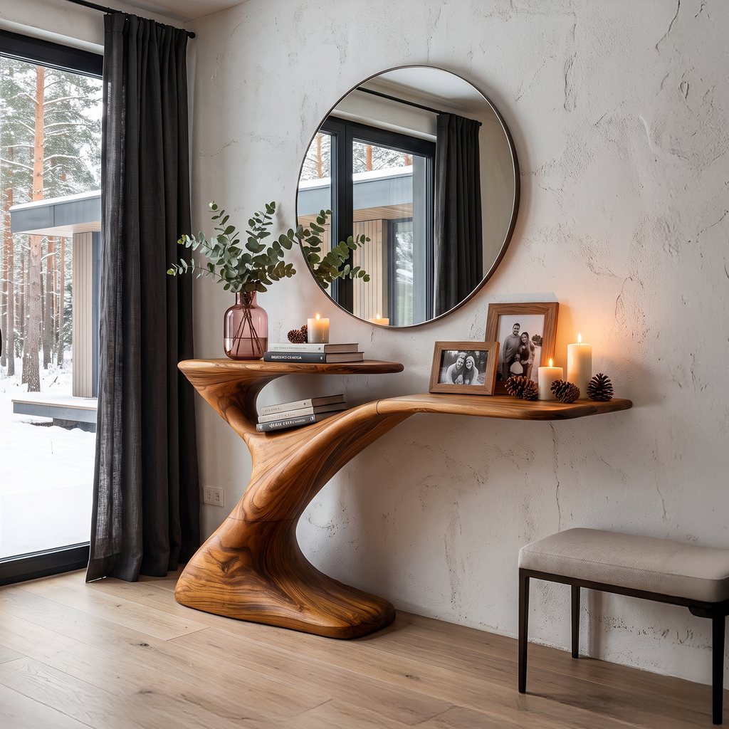 Minimalist Console Table For Entryway And Hallway SINLHACS692