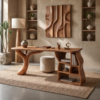 Artistic Sculptural Writing Desk Home Office Bedroom SILDTTNDE041