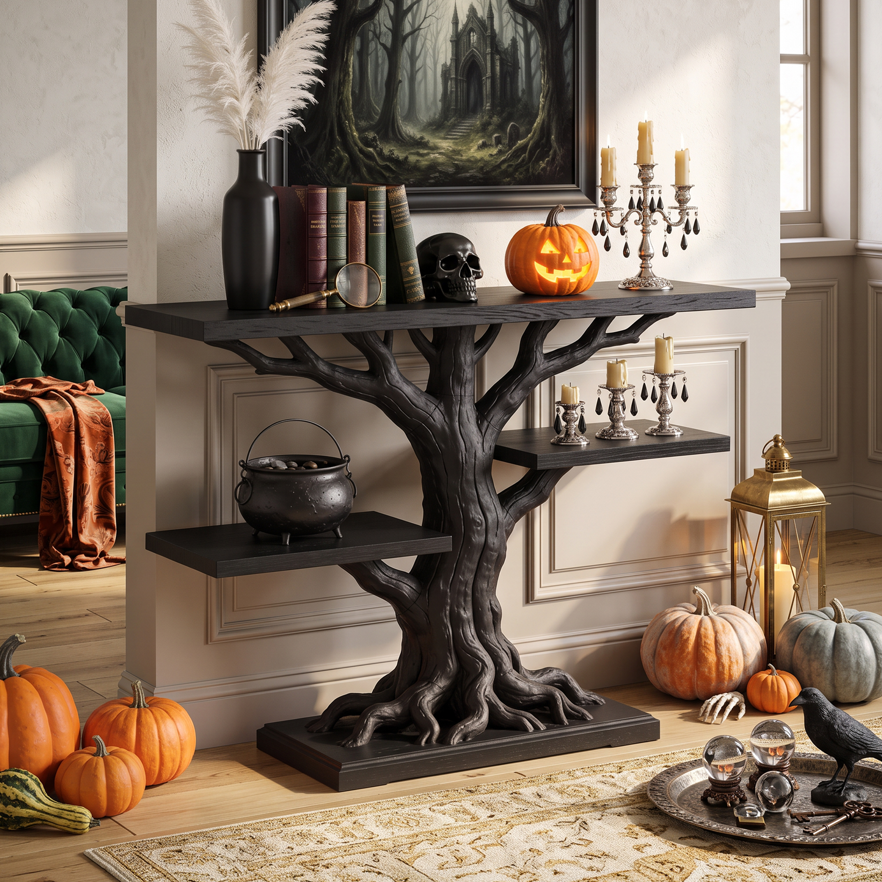 Tavolo espositore radice contemporaneo per mobili di Halloween SILDTTNCS152