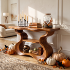 Consolle con base scultorea organica per decorazioni di Halloween SILDTTNCS141