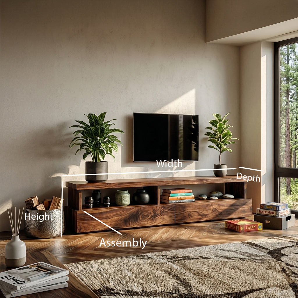 Mobile TV Minimalista Dal Design Funzionale Per Soggiorno RTTHTTTVC044
