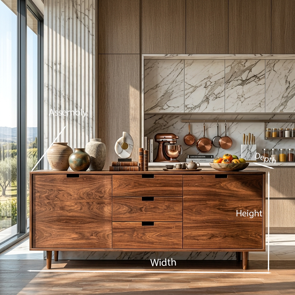 Madia Moderna in Legno per Soggiorno RTTHTTSD060