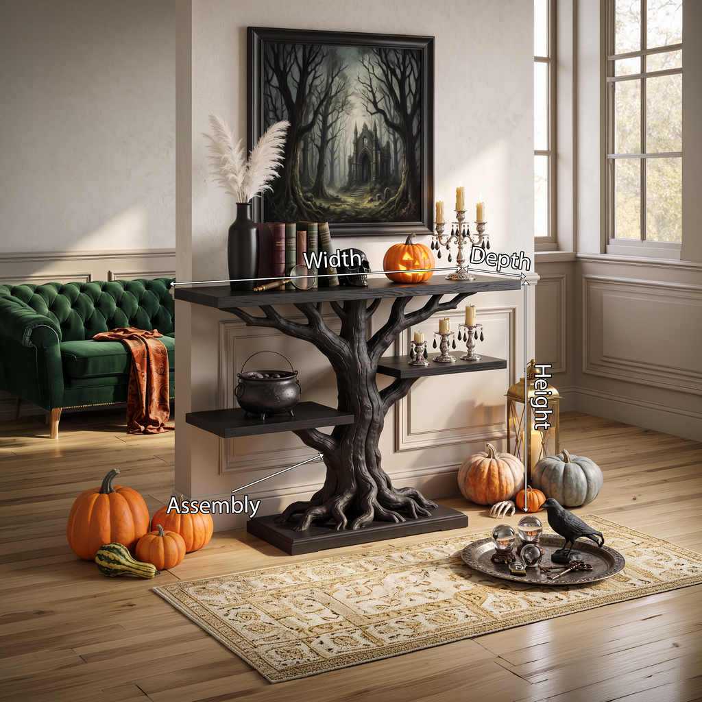 Tavolo espositore radice contemporaneo per mobili di Halloween SILDTTNCS152