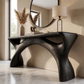 Consolle Mid-Century con Cornice Curva Fluida per Ingresso SINLKIFLP144