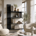 Organic Bookshelf Handcrafted Sculptural Design For Living Room SINLKIBS053