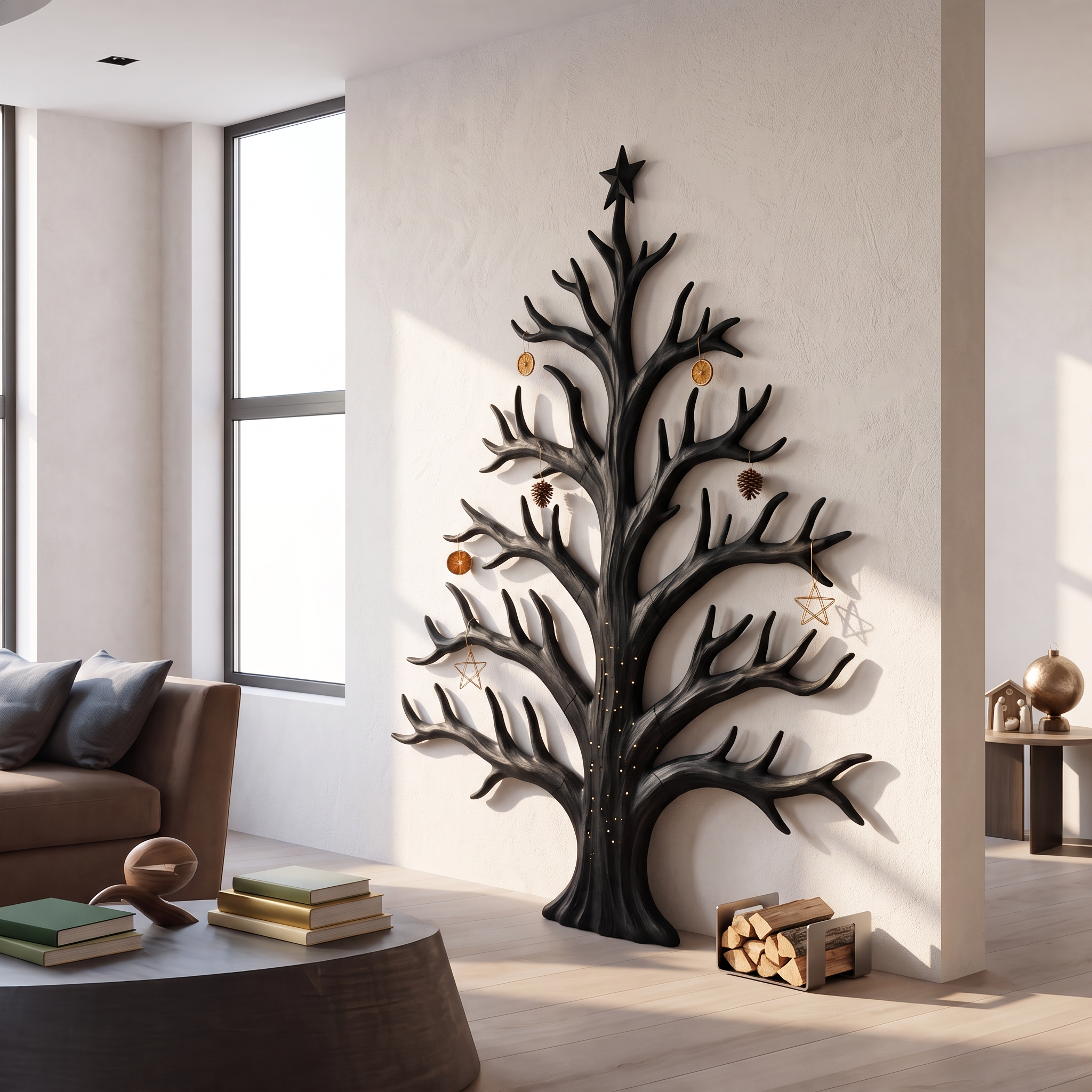 Modern Christmas Tree With Bare Branch Design For Living Room SINLSAWA142