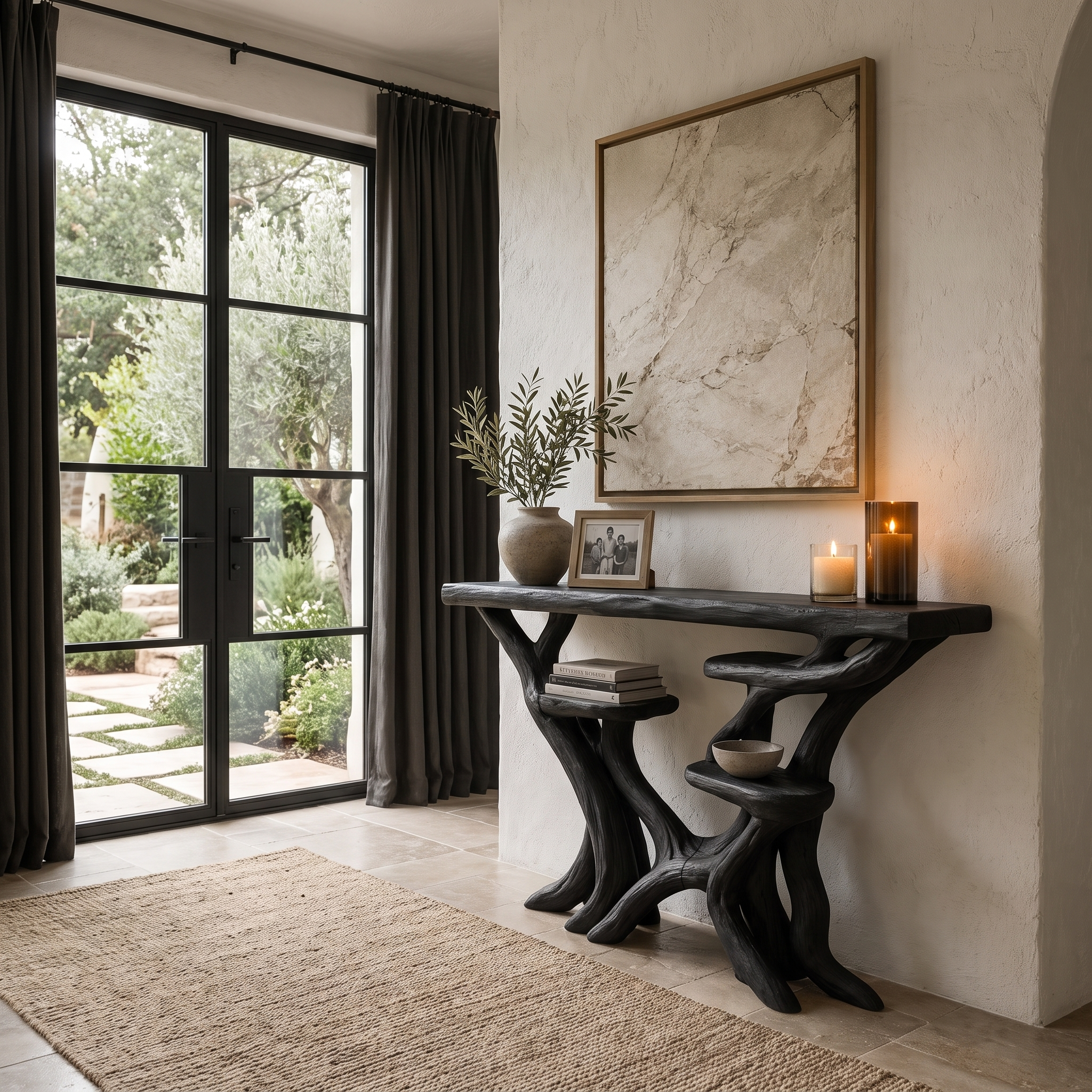 Artisan Tree Branch Console Table For Entryway And Living Room SINLHACS697