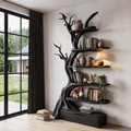 Organic Tree Bookshelf Handcrafted Sculptural Design For Living Room SINLHATB771