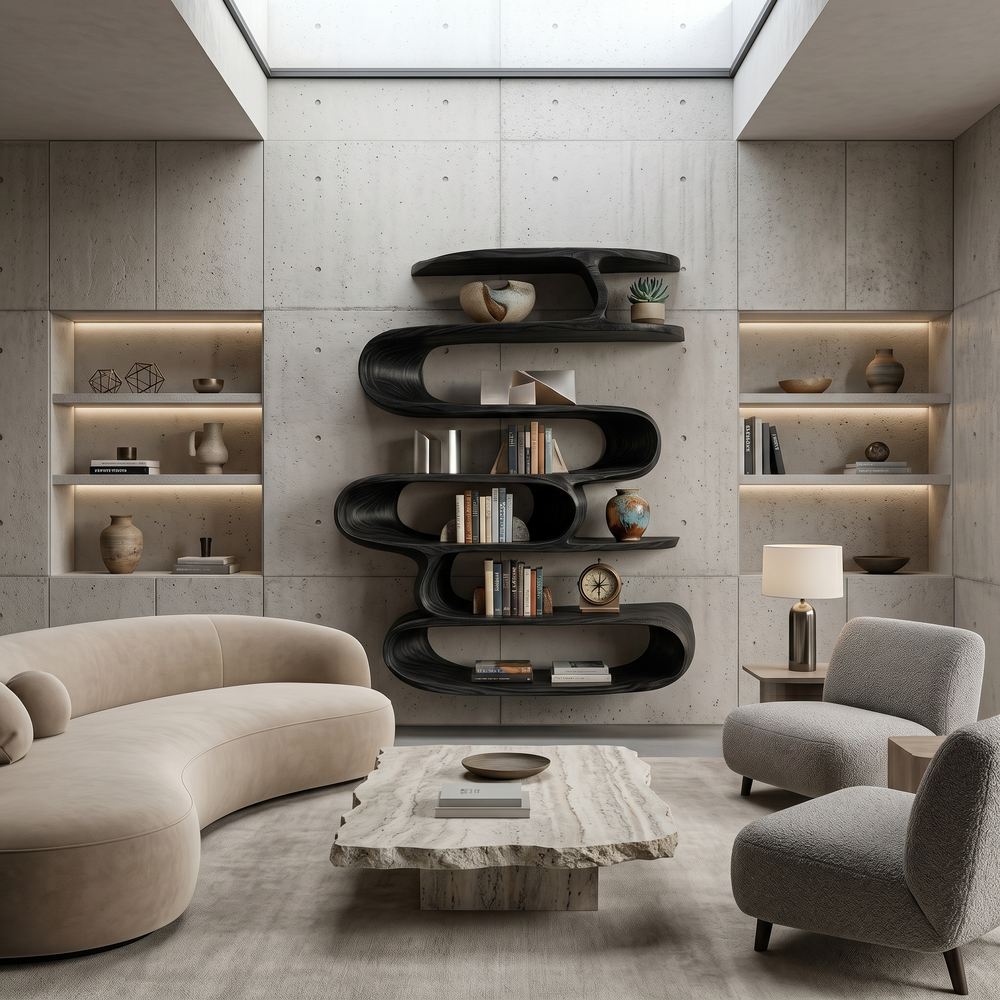 Elegante mensola a muro per l'arredamento moderno RTTHTTWMS001