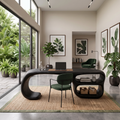 Contemporary Freeform Executive Desk Home Office Studio SILDTTNDE054