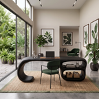 Contemporary Freeform Executive Desk Home Office Studio SILDTTNDE054