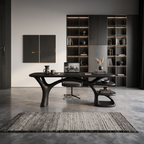 Modern Organic Form Study Desk Bedroom Workspace SILDTTNDE045