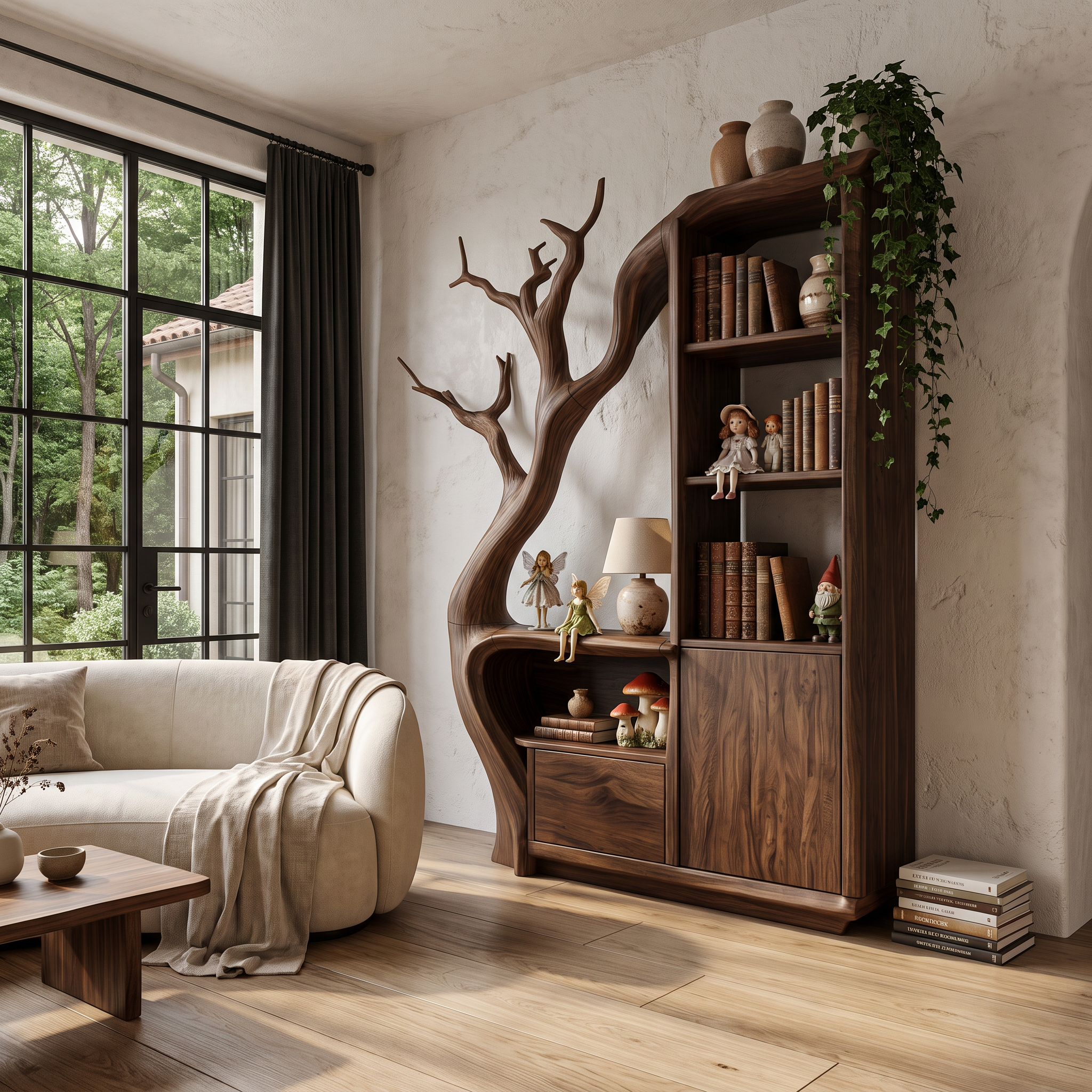 Mobile Contenitore Moderno Con Cornice Arrotondata Per Ingresso SINLHASD544
