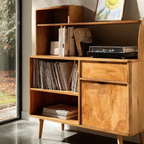 Mobile porta dischi in vinile moderno con cassetti per soggiorno RTTHTTVRC004CBNNA