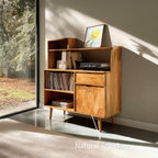 Mobile porta dischi in vinile moderno con cassetti per soggiorno RTTHTTVRC004CBNNA