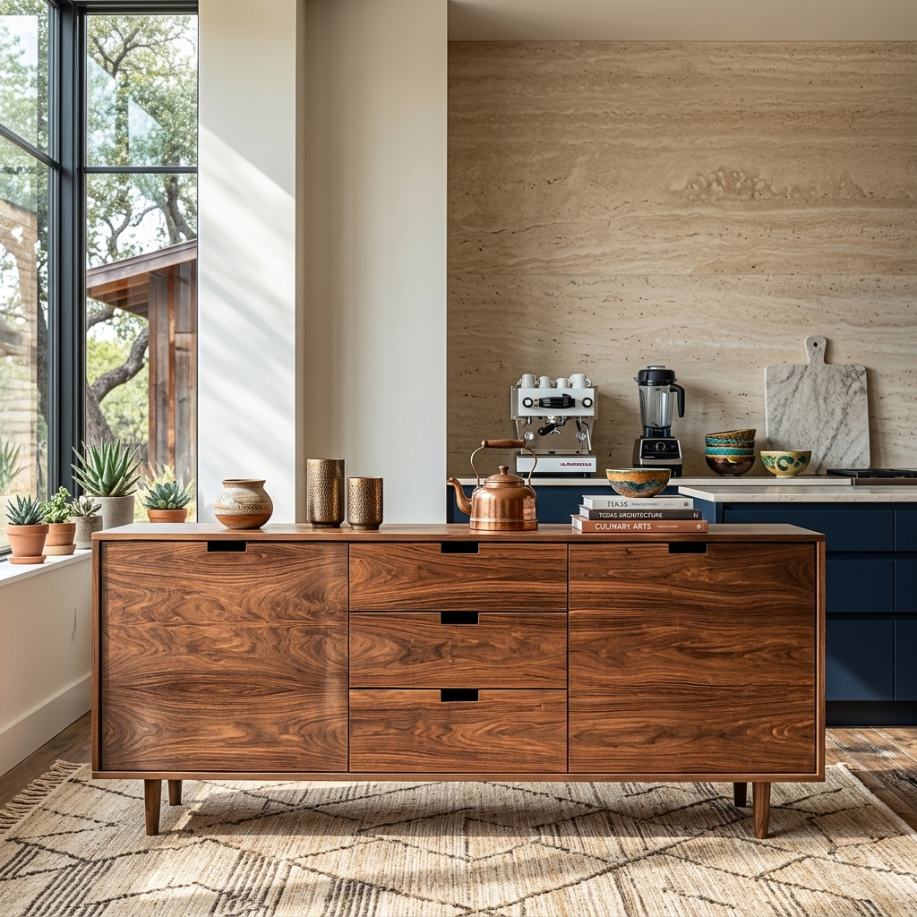 Madia Moderna in Legno per Soggiorno RTTHTTSD060