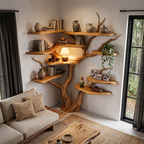 Libreria ad albero contemporanea con design a ramo angolare per ufficio SINLHATB778