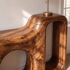 Consolle organica con struttura scultorea aperta per ingresso SINLKICS706