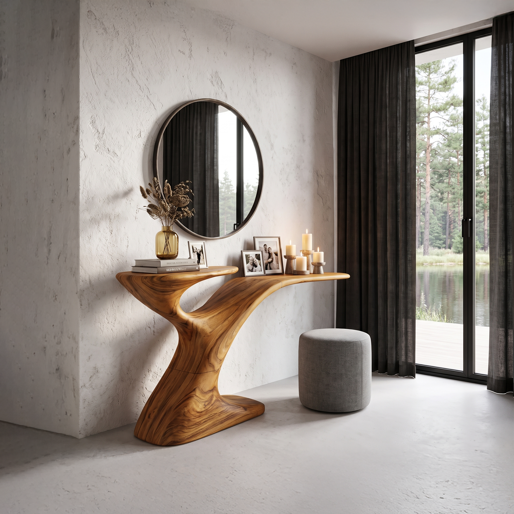 Minimalist Console Table For Entryway And Hallway SINLHACS692