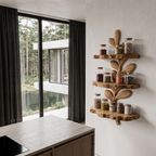 Modern Floating Shelf Handcrafted Solid Wood Design For Home Office SINLHAFL065