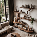 Libreria ad albero biologica con design a rami fluenti per soggiorno SINLHATB776