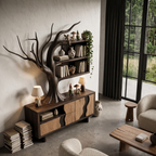 Mobile Moderno Con Design Integrato A Ramo D'Albero Per Soggiorno SINLHASD546