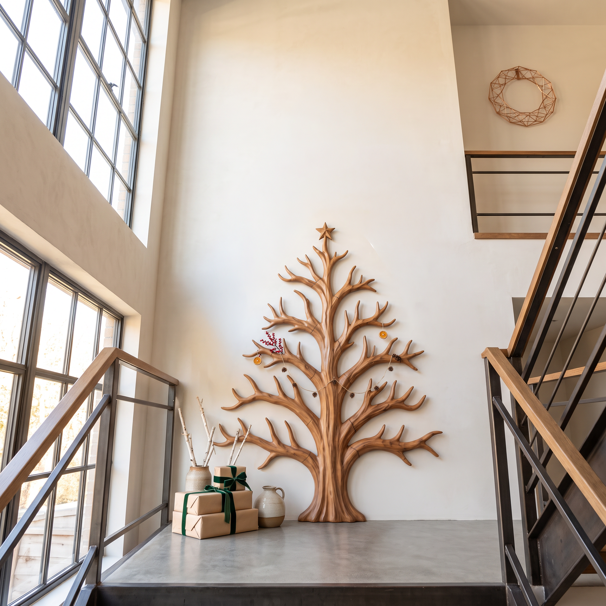 Modern Christmas Tree With Bare Branch Design For Living Room SINLSAWA142