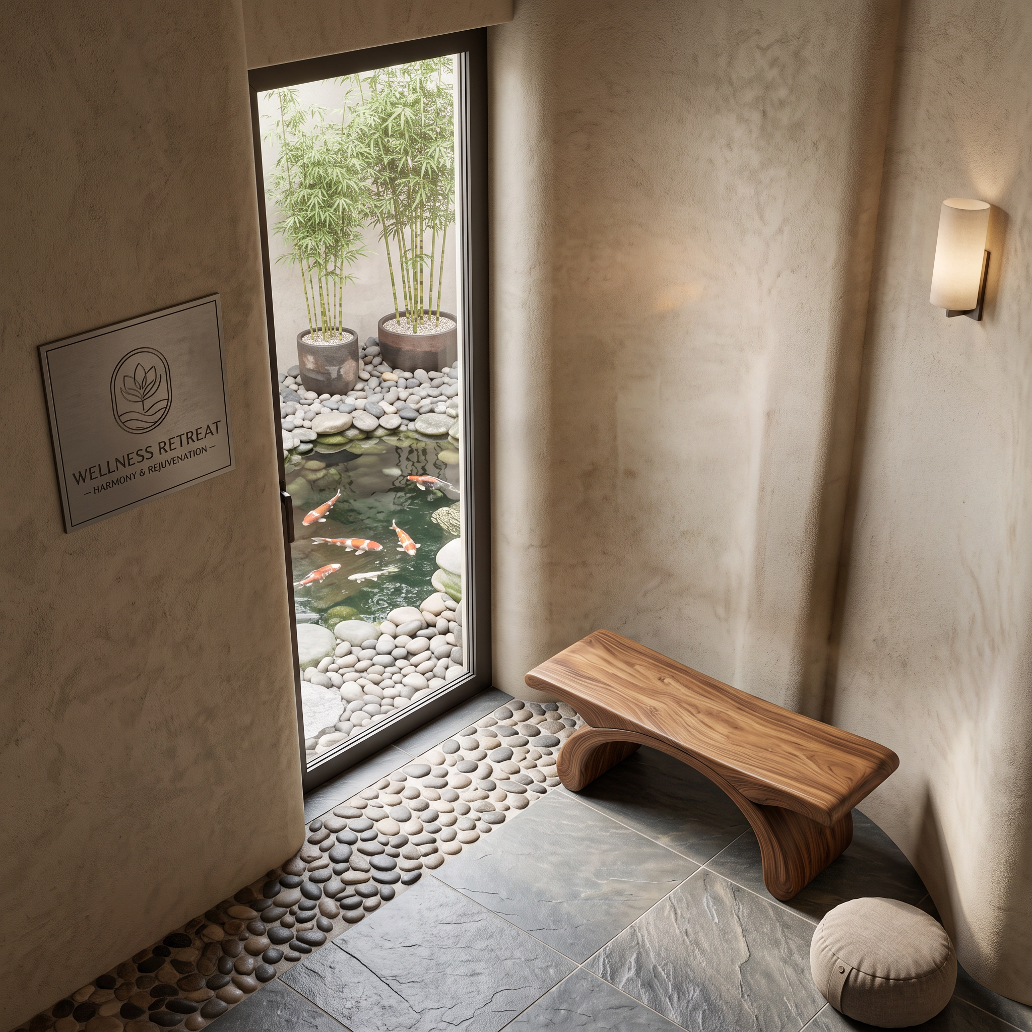 Panca doccia moderna e organica per bagno o arredamento spa SITHTTSB013