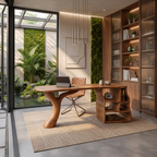 Artistic Sculptural Writing Desk Home Office Bedroom SILDTTNDE041
