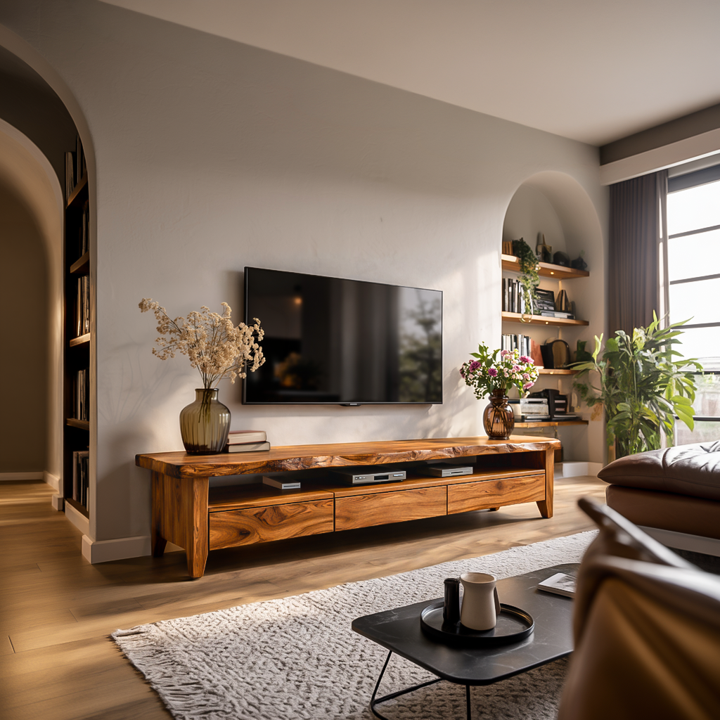 Mobile TV in legno di metà secolo per soggiorno RTTHTTTVC075
