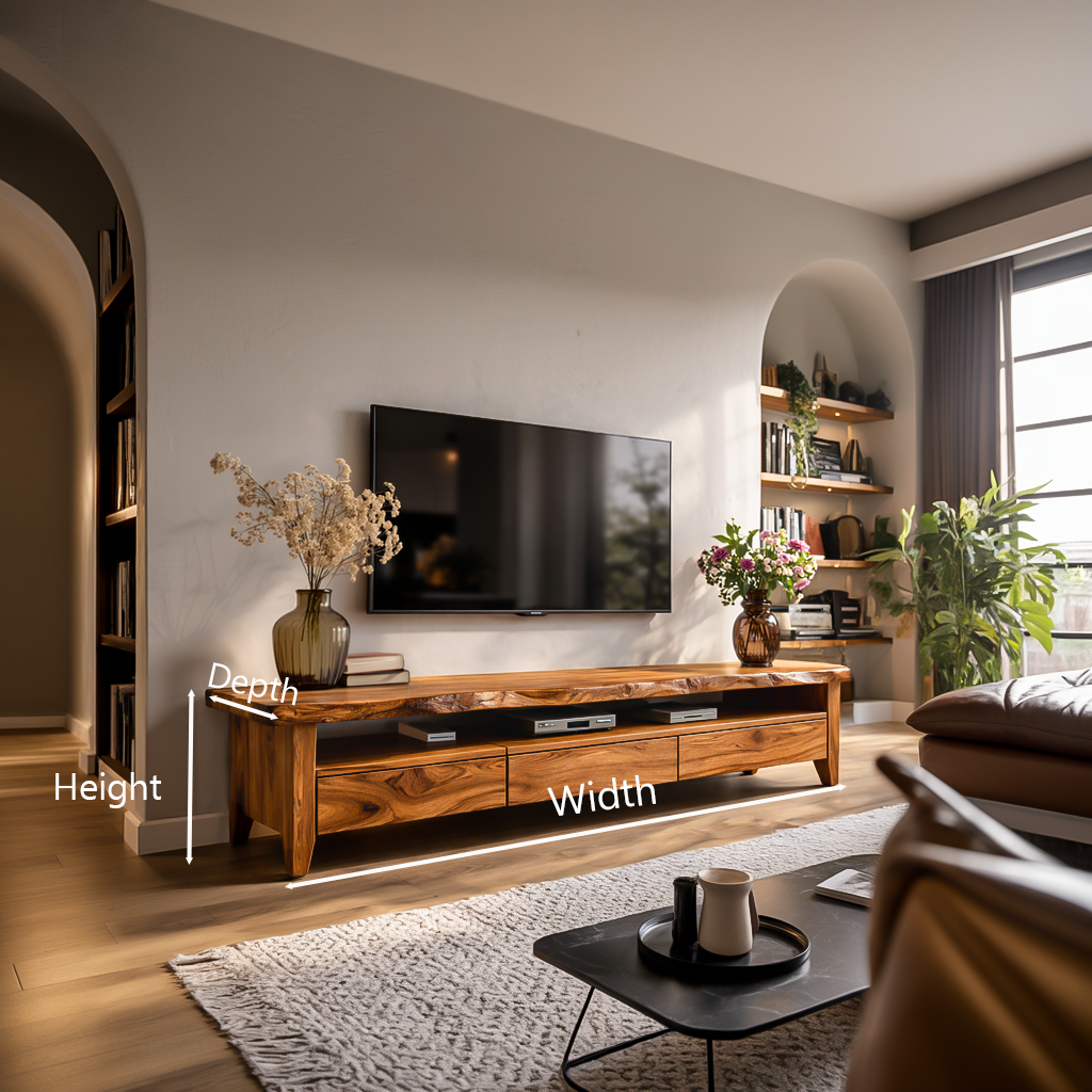 Mobile TV in legno di metà secolo per soggiorno RTTHTTTVC075