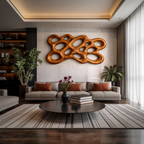 Arte da parete in legno organico per interni minimalisti RTTHTTWA102