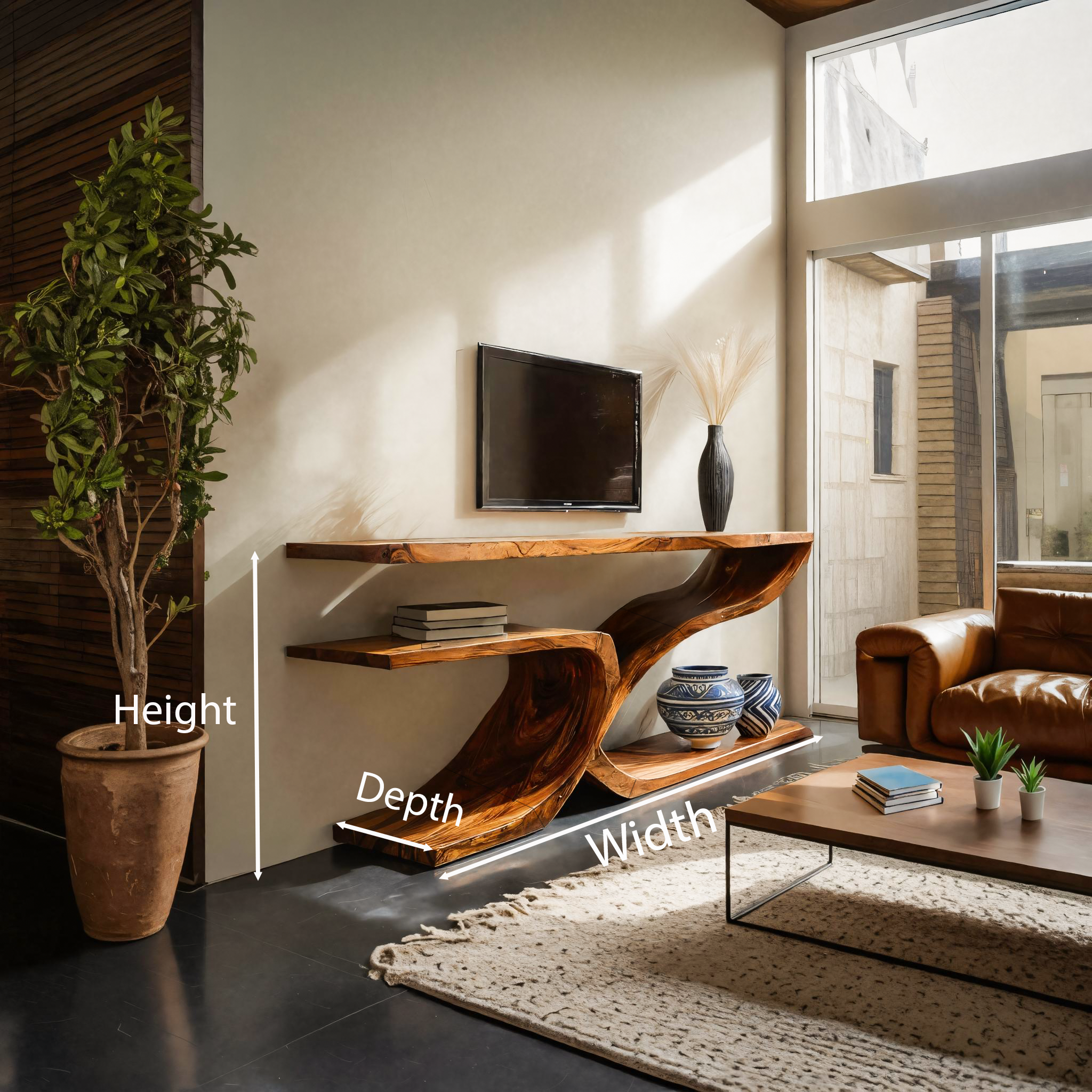 Mobile TV contemporaneo per l'arredamento del soggiorno RTTHTTTVC031