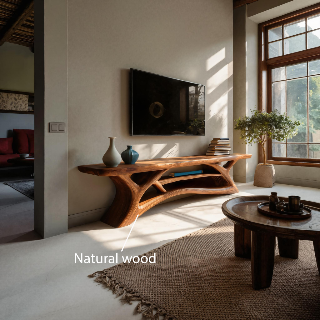 Mensola TV moderna Design a più livelli per l'arredamento del soggiorno RTTHTTTVC057