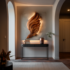 Abstract Wooden Wing Wall Art Per L'arredamento Moderno Della Parete RTTHTTWA080