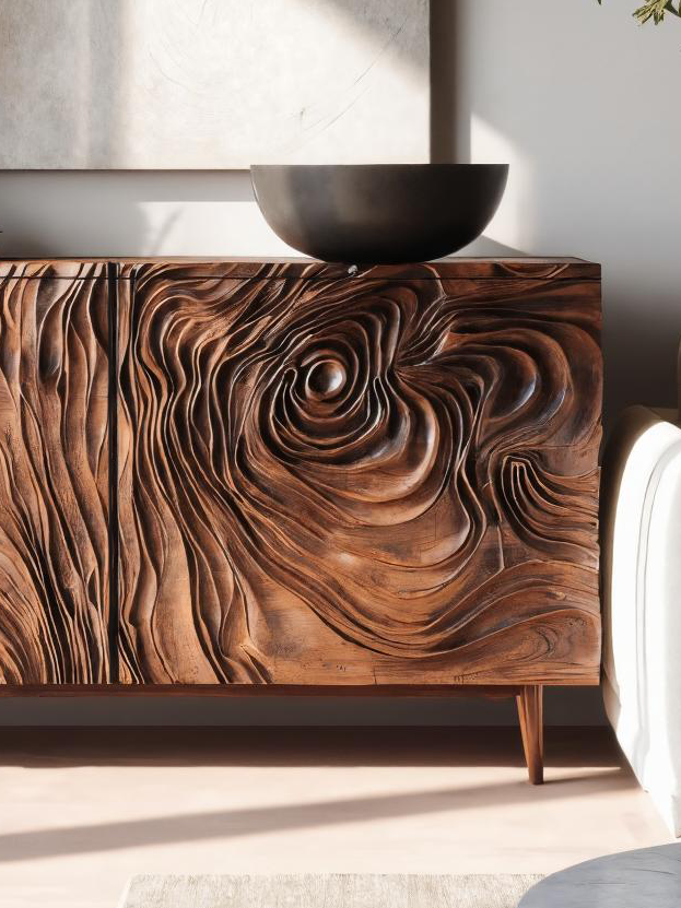 Credenza moderna SITHTTSD032 con contenitori per sala da pranzo o soggiorno