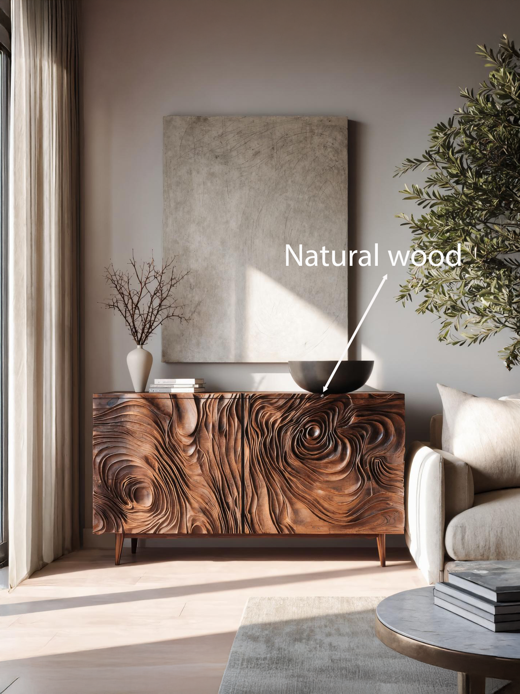 Credenza moderna SITHTTSD032 con contenitori per sala da pranzo o soggiorno