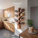 Portabottiglie Scultoreo Moderno a Forma di Ramo per la Cucina RTTHTTWH005